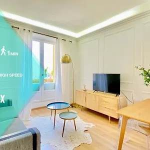 Designer Garden View Ac, Fiber Wifi Heart Of Apartment Monte Carlo